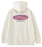 [ミルクフェド] フード付きトレーナー OVAL LOGO EMBROIDERY SWEAT HOODIE レディース OATMEAL