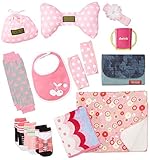 LaVie ラヴィ ギフトセット 10点 ブルーカモ チャコールドット a451