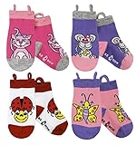 ガールズソックス、シームレストウ、ノンスキッドグリッパー、イージープルアップループ、5-9歳