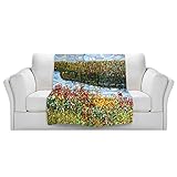 ブランケットウルトラソフトFuzzy 4サイズ！DIANOCHEデザインからby Mandy BudanホームDecor Unique Designer芸術的スタイリッシュな寝室アイデアCouchまた