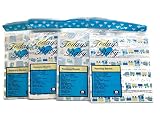Baby Boy Receiving Blankets ( Set of 4 )