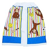 【本体綿100％】2017年 夏物 おさるのジョージ まきタオル Curious George ブルー◇60×120cm