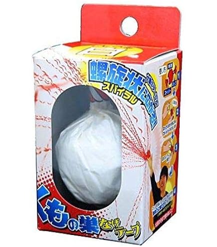 Amazon.co.jp: くもの巣投げテープ （白） 12個セット : おもちゃ