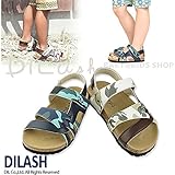 (ディラッシュ) DILASH初夏'16/迷彩柄カジュアルサンダル 16 ネイビー