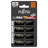 富士通 ニッケル水素電池(高容量タイプ) 単3形 1.2V 4個パック 日本製 HR-3UTHC(4B)
