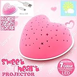 Lumitusi ルミツシ ソーラーハート おやすみ プラネタリウム (Solar Heart Projector)