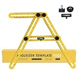 BesToop 多機能折りたたみ尺 アングルテンプレートツール 角度定規 角度測定ツール マルチアングル測定ルーラ ために 大工 便利屋 職人 エンジニア 週末の戦士とDIYの測定