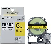 （まとめ） キングジム テプラ PRO テープカートリッジ キレイにはがせるラベル 6mm 黄／黒文字 SC6YE 1個 【×5セット】 送料無料 516vSh6cHqL._AC_UL210_SR210,