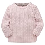 西松屋 [EFD] 無地ケーブル編みセーター 【80cm・90cm・95cm】　95　ピンク