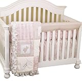 Cotton Tale Designs Front Crib Rail Cover Up Set, Heaven Sent Girl by Cotton Tale Designs [並行輸入品]