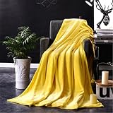 shubuyフランネルフリースブランケット、Throw軽量Cozy Plushマイクロファイバーソリッド暖かいマイクロブランケットThrow Rugベッドソファ毛布、通気性、環境に優しい、お手入れ簡単