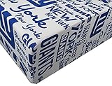 New York Giants 100% Polyester (FITTED SHEET ONLY) Size TWIN Boys Girls Kids Bedding [並行輸入品]