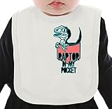 Raptor In My Pocket ネクタイを有する有機ビブ Medium