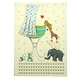 A4 Casebound Memory New Baby Book Blue - 120 Pages - Size - 11.7 X 8.3 by Quire