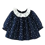 Cutelove　ドレス　プリンセスドレス　ロングスリーブ　長袖　コットン　綿　女の子　ベビー　ガールズ　赤ちゃん　幼児　春　秋　可愛い　素敵　星柄　ストライプ　カジュアル　普段着　韓国　チュチュベビ