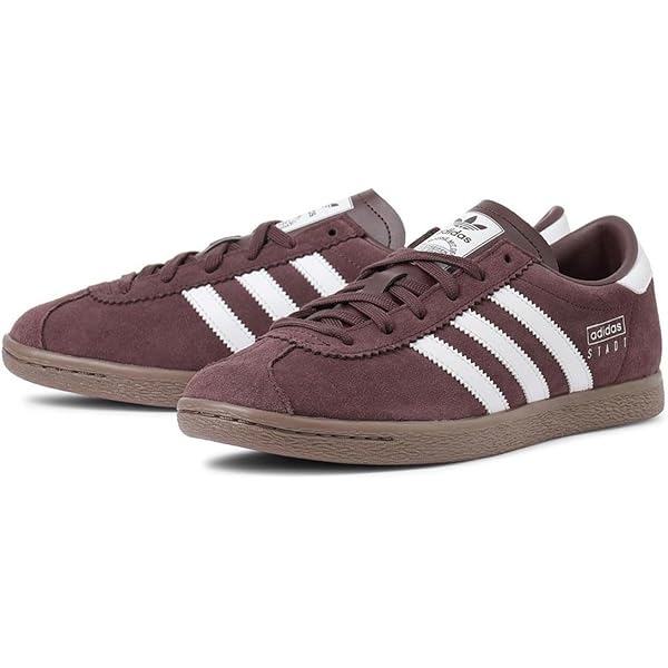 Amazon | [アディダス] スタッド STADT ダークブラウン/クリアホワイト