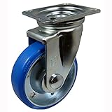 ナンシン 産業用キャスター 自在φ130ウレタン車輪(ベアリング入り) STM-130 VU