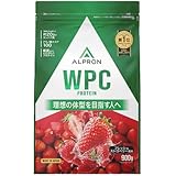 アルプロン (ALPRON) ホエイ プロテイン WPC フレッシュストロベリー風味 900g アスパルテーム不使用 国内製造
