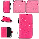 iPod Touch 第5世代 / 第6世代 ケース, UNEXTATI 手帳型ケース Apple iPod Touch 第5世代 / 第6世代 ケース カバー 高品質 PUレザー 手帳型 ウォレット