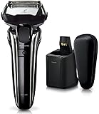 パナソニック ラムダッシュPRO メンズシェーバー 5枚刃 洗浄器付き シルバー調 ES-LV9V-S