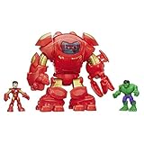 Heroes Marvel Super Hero Adventures Stark Tech Armor with Tony Stark Figure