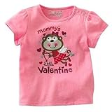 Jumping Beansベビー女の子Mommy 's Little Valentine Tee カラー: ピンク
