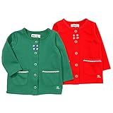 【アウトレット】Bobson カーディガン (80～130cm) キムラタンの子供服 レッド 90 ( 77386x77886-153 )