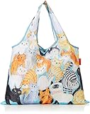 DESIGNERS JAPAN 折りたたみエコバッグ 2wayタイプ ねこちゃん、ねこちゃん DJQ-12919-PO