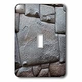 Danita Delimont – パターン – Inca stonework、Cusco、Urubamba Province、ペルー – 照明スイッチカバー – シングルトグルスイッチ( LSP _