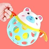 myedo 2 in 1キュート動物HollowソフトゴムTeether Rattles教育玩具