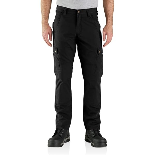 Carhartt Men's Rugged Flex Steel Cargo Pant, Black, 30W x 30L