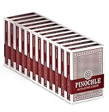 12 Red Decks of Pinochle Playing Cards by Brybelly[並行輸入品]