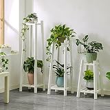 木製フラワーラック室内植物スタンド木製植物フラワーディスプレイスタンド木製ポットシェルフストレージラック屋外 (色 : B)