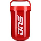 【Amazon.co.jp限定】DNS ハンディ シェイカー レッド 600ml プロテイン 筋トレ たんぱく質