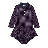 ラルフローレンの子供服　POLO　RALPHLAUREN　ベビー　女の子ツーピースセット　８０ｃｍ [並行輸入品]