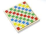 木製 かけ算 九九 練習 パズル 幼児 教育玩具 掛け算 暗記 カルタ 積み木