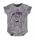 シカゴ・カブスMLB幼児サイズMy First WorldシリーズクリーパーOnesie グレイ