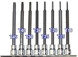 コーケン　3/8”(9.50mm)sqT型トルクスビットレールセット　RS3025/8-L140-HAPPY