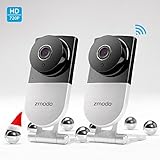 Zmodo 720p HD Wireless Camera Home Security System - 2 Cameras with Night Vision and Two-way Audio [