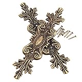 10個入りセット 装飾金具 アンティーク真鍮 装飾ジュエリー小物　木箱掛け金　ネジに付き 装飾 手芸 手作り パーツ 金具