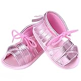 夏　可愛い　女の子　プリンセス　　タッセル　サンダル　　ベビー　ベッド　靴　柔らかい　ソフト (0ー6月, 　ピンク　)