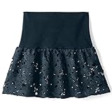 産後兼用マタニティ重ね着風お腹カバー　　（レース）ブラック　サイズ:マタニティＬ