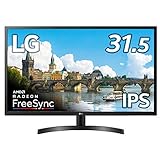 LG モニター ディスプレイ 32MN600P-B 31.5インチ/フルHD/IPS/HDMI、DisplayPort/FreeSync/フリッカーセーフ、ブルーライト低減機能