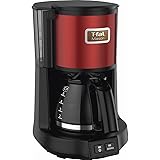 ティファール コーヒーメーカー 0.6L/5杯用 選べる2つのモード ドリップ式 「コーヒーメーカー メゾン ワインレッド」 CM4905JP
