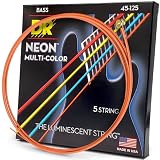 DR ベース弦 5弦 NEON ニッケルメッキ マルチ カラー コーテッド .045-.125 NMCB5-45