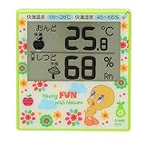 ベルコット ベビー・ルーニーテューンズ デジタル温湿度計 WB004 GN(フラワー)