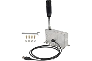 Generic USB シーケンシャル シフター Handbrak ビデオ ゲーム アンド プレイ プロフェッショナル シフター シフト, 黒