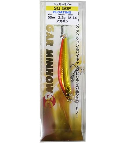 Amazon.co.jp: バスデイ(Bassday) シュガーミノー 50F 50mm HP