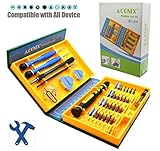 38 in 1 Premium Screwdriver Set Repair Tool Kit Fix Iphone/laptop/smartphone/macbook/xbox with Case 