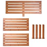 ユニット式デッキ縁台専用 フェンス取付キット(支柱付) L1枚＆S2枚タイプ 杉天然木 JYUDST-FL1S2